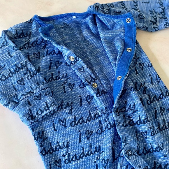 Next Baby Graphic Onesie Sleeper | 3-6 Months - Picture 4 of 5